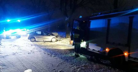 Poranny wypadek na trasie Piła – Szydłowo