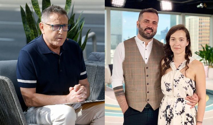 Andrzej Sołtysik oraz Karol i Laura ze "Ślubu od pierwszego wejrzenia