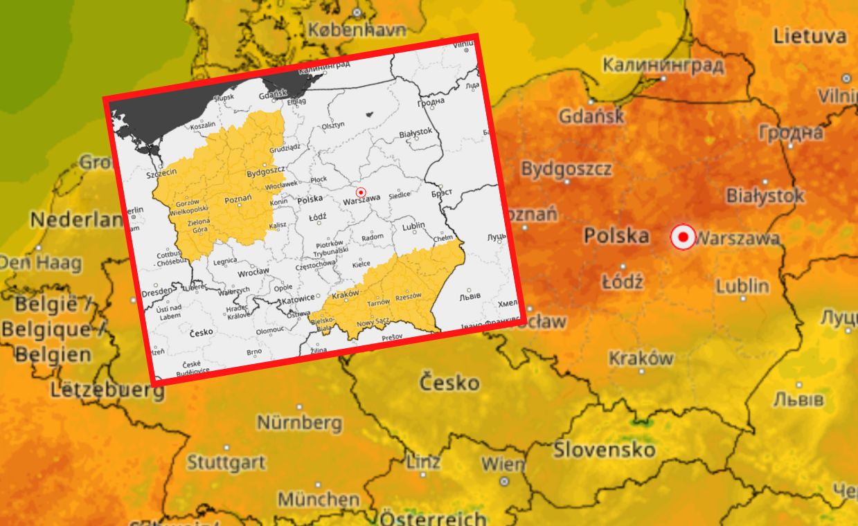 IMGW wydało serię ostrzeżeń. Dotyczą burz z gradem, tzw. suszy glebowej oraz zagrożenia pożarowego.