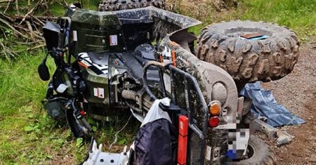 Przygniótł go quad. Służby apelują o pewną rzecz