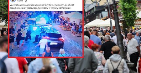 Zdjęcie z Krupówek. Turysta podróżował z rodziną. Tak się tłumaczył