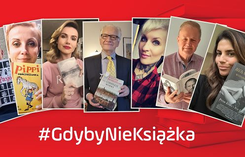 Wirtualna Polska z akcją #GdybyNieKsiążka. Tytuły polecają m.in Bonda, Małysz, Seweryn
