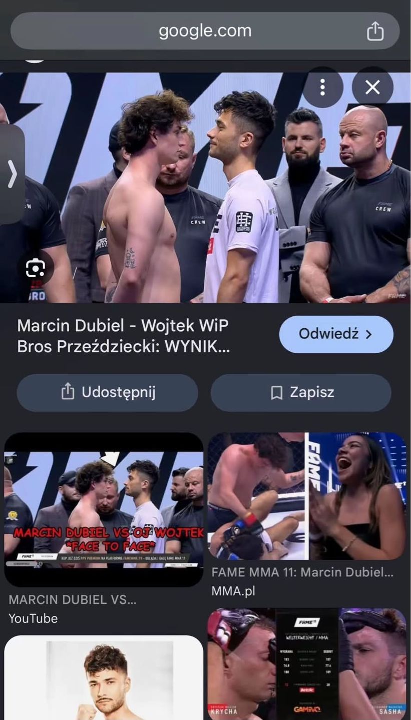 OjWojtek na FAME MMA