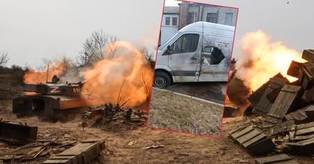 Rosyjski pocisk trafił w bus z Polakami w Donbasie