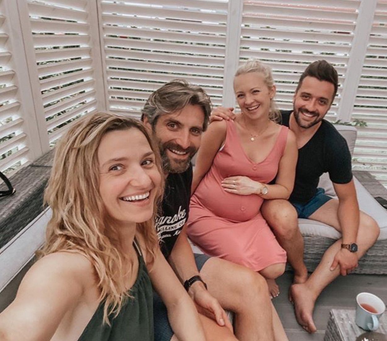 Barbara Kurdej-Szatan, Rafał Szatan, Joanna Koroniewska i Maciej Dowbor
