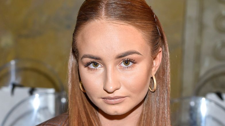 Angelika Mucha pręży ciało w koronkowej bieliźnie