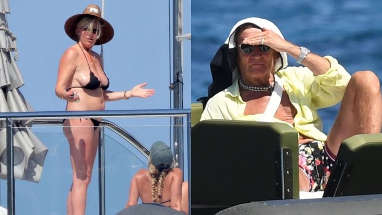 Rod Stewart z żoną na wakacjach