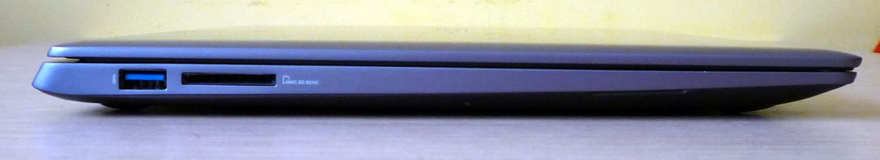 Asus VivoBook U38N - ścianka lewa (USB 3.0, czytnik kart pamięci)