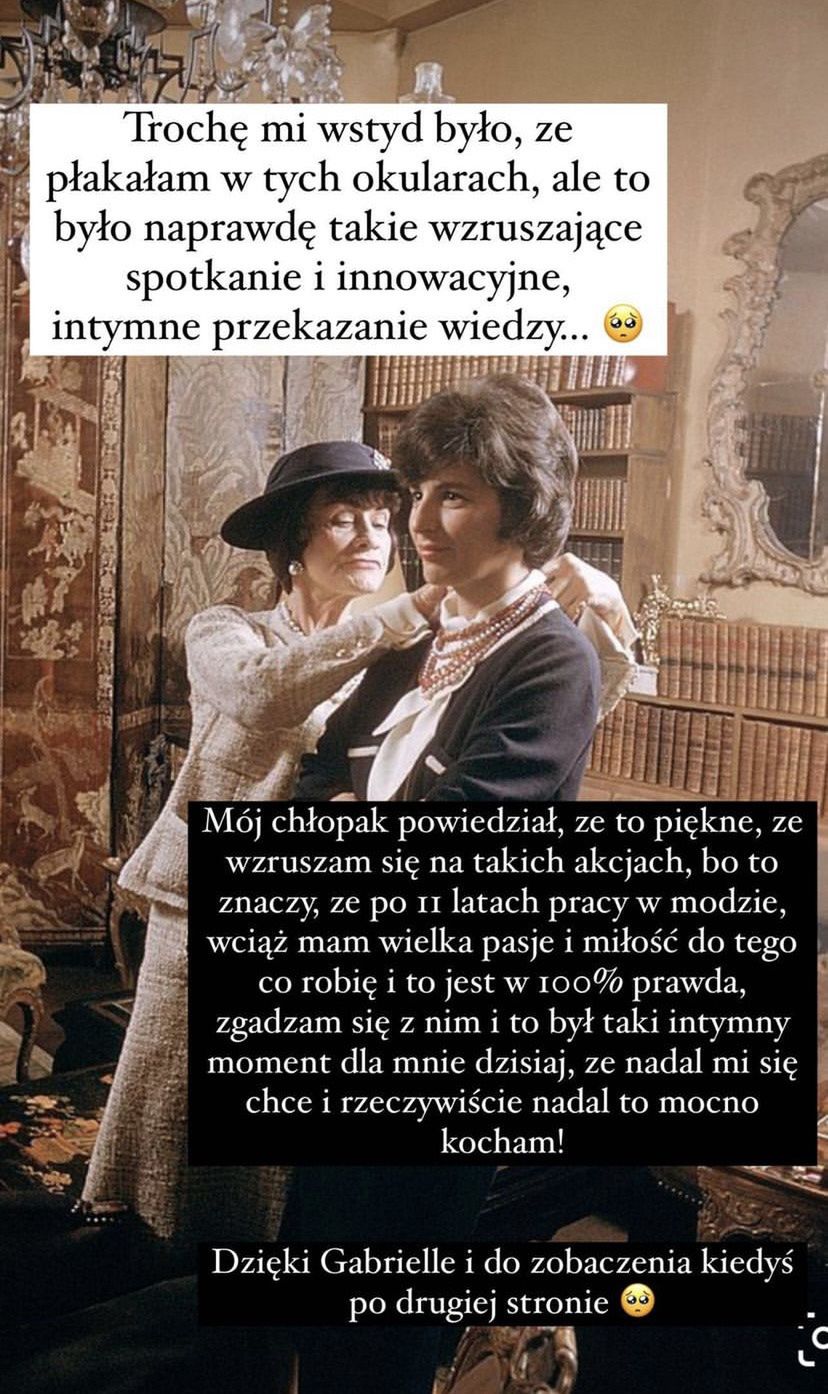 Jessica Mercedes POPŁAKAŁA SIĘ na spotkaniu z "wirtualną" Coco Chanel