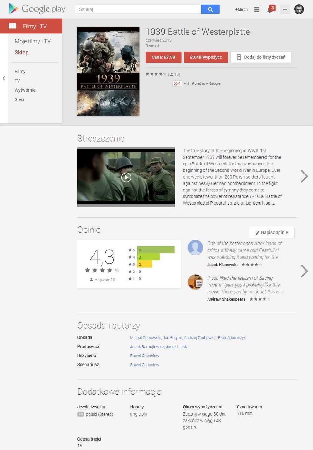 Jakie polskie treści można znaleźć w pełnej ofercie Google Play? 3