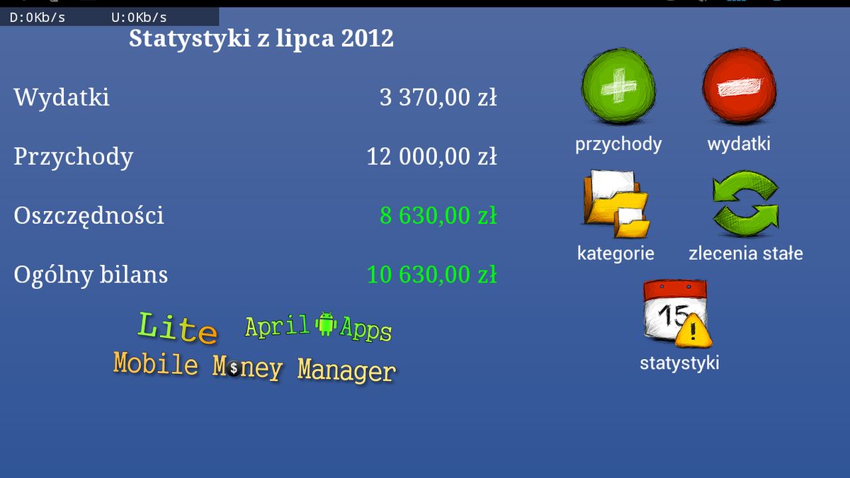 Mobile Money Manager - przychody i wydatki zawsze pod ręką 1