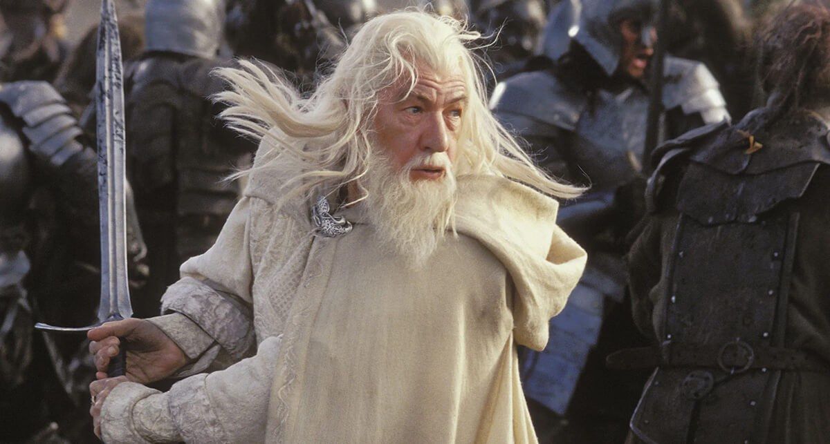 Ian McKellen jako Gandalf