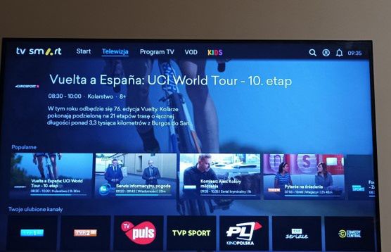 Aplikacja streamingowa Vectry dostępna na telewizorach Samsunga