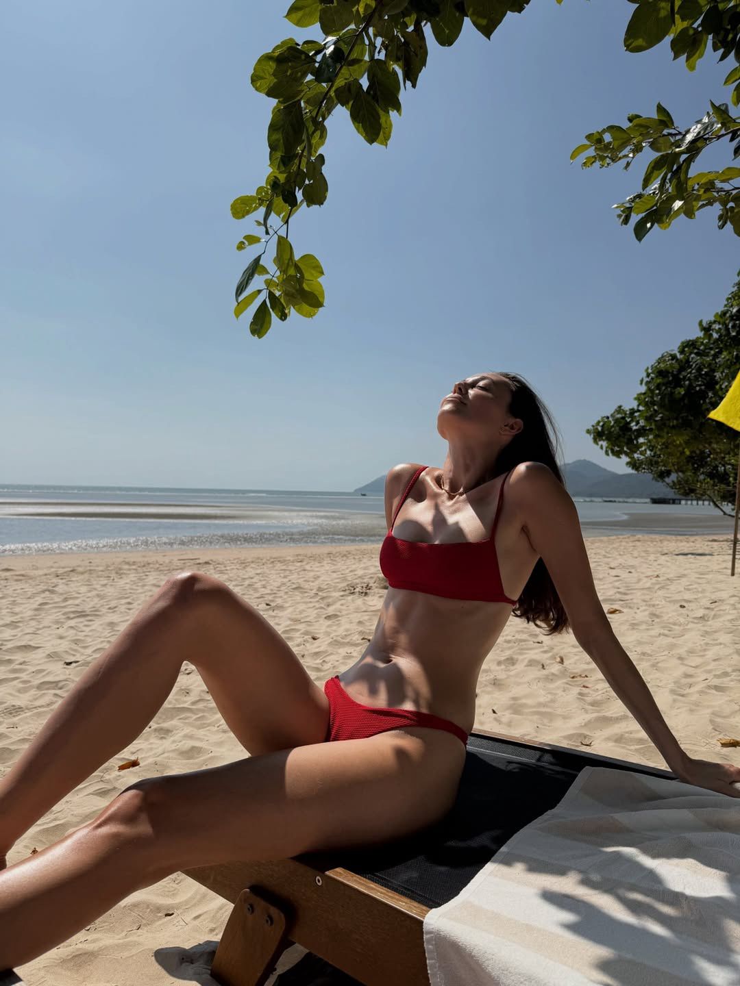 Izabella Krzan na wakacjach