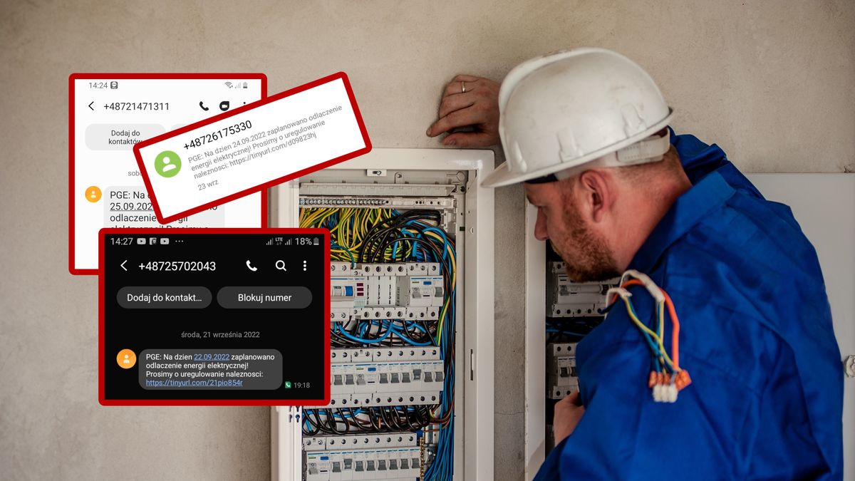 Uwaga na SMS-y o rzekomym wyłączeniu energii elektrycznej