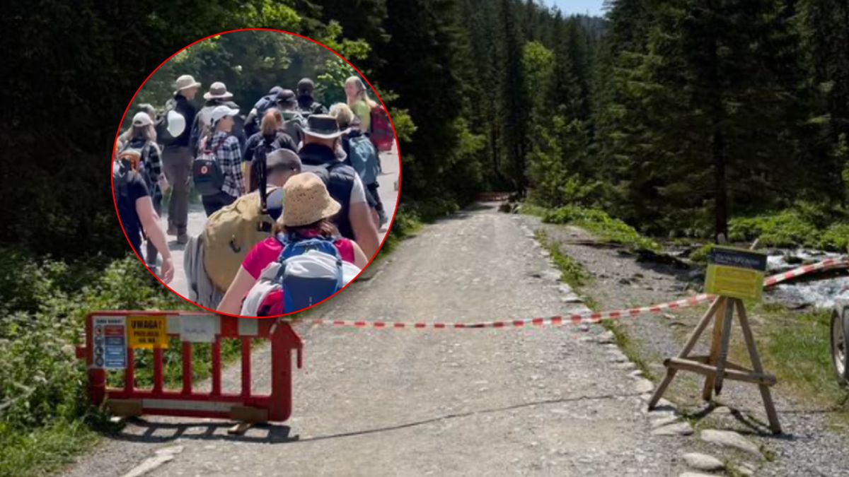 Ludzie zignorowali zakaz w Tatrach.