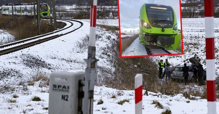 Tragiczny wypadek pod Koszalinem. Pociąg zderzył się z samochodem