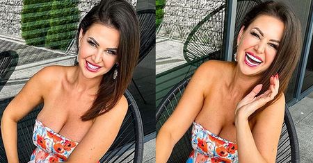 Maja Rutkowski zadaje szyku u dentysty w sukience bez ramiączek i klapkach za ponad 3 tysiące. Fajny look? (FOTO)