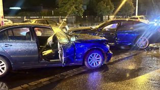 Wrocław: Zderzenie 4 aut. Zniszczenia są poważne