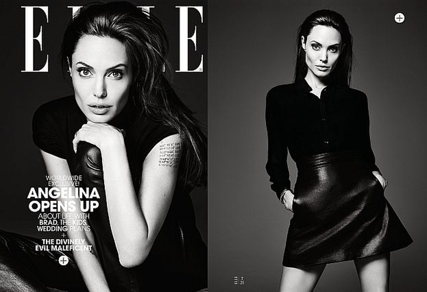 PIĘKNA Angelina Jolie w Elle!