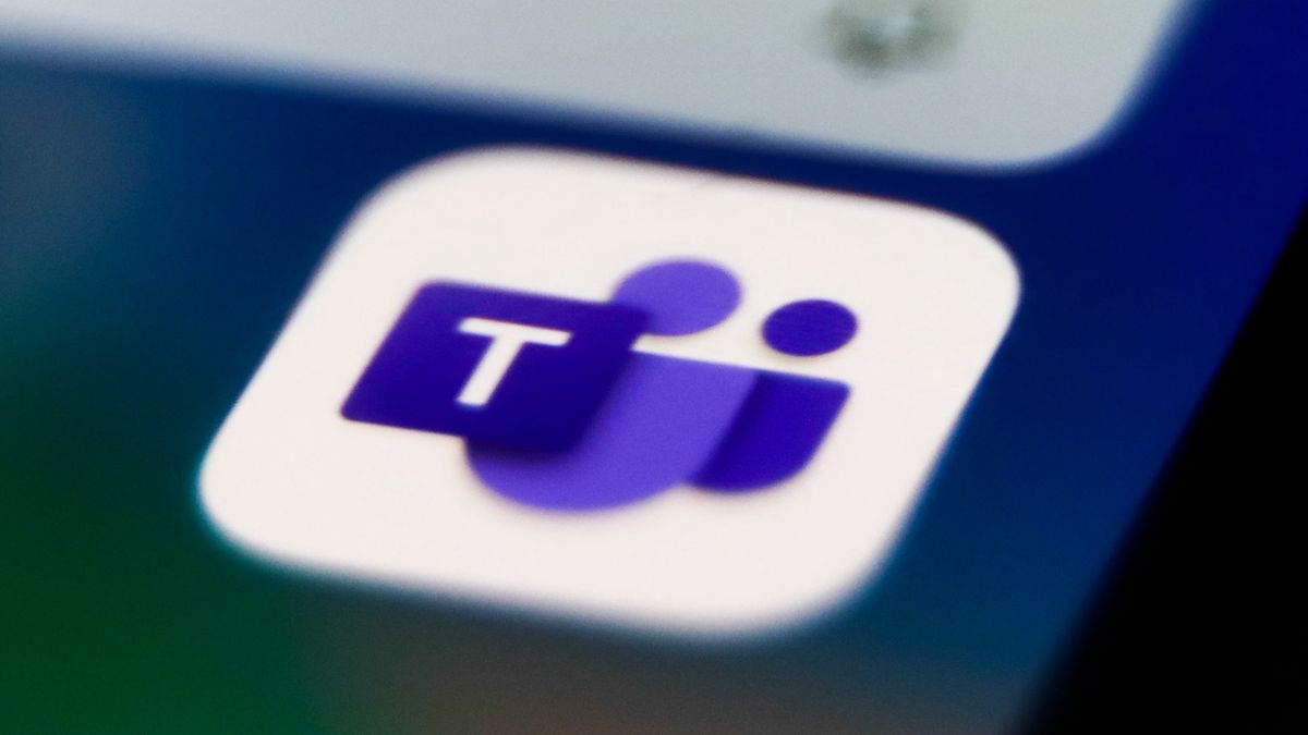Microsoft Teams icon is seen displayed on phone screen in this illustration photo taken in Poland on July 26, 2020. Video meeting apps gained popularity during the coronavirus pandemic. (Photo illustration by Jakub Porzycki/NurPhoto via Getty Images)