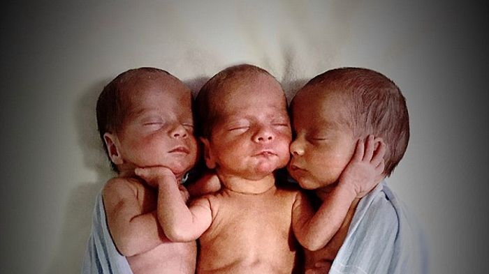 Identyczne trojaczki - to zdarza się bardzo rzadko