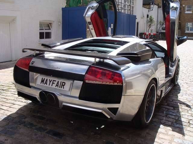 Chromowane Lamborghini Murcielago LP640