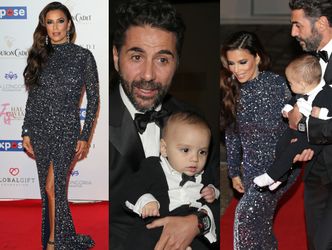 Cannes 2019: Elegancka Eva Longoria udziela się charytatywnie z synkiem w malusim garniturku