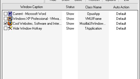 Jak szybko ukryć przed szefem nasze aplikacje? 1