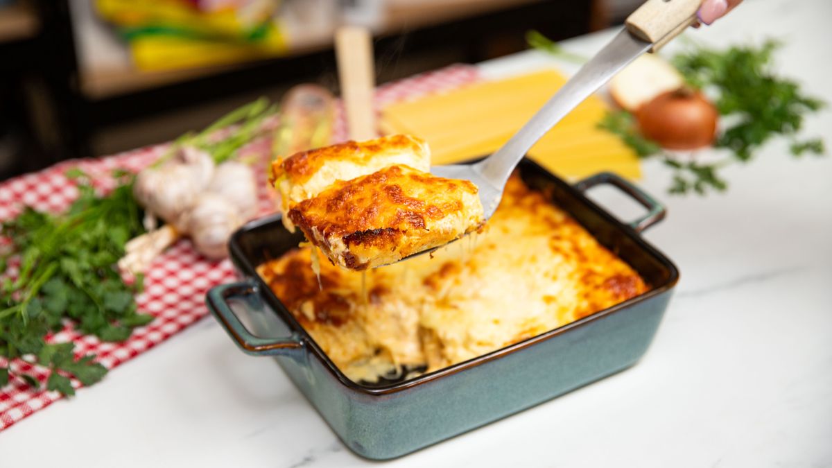 Makaronowe roladki z kurczakiem 