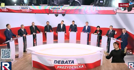 Incydent na debacie Republiki. "Nie mamy zegara"