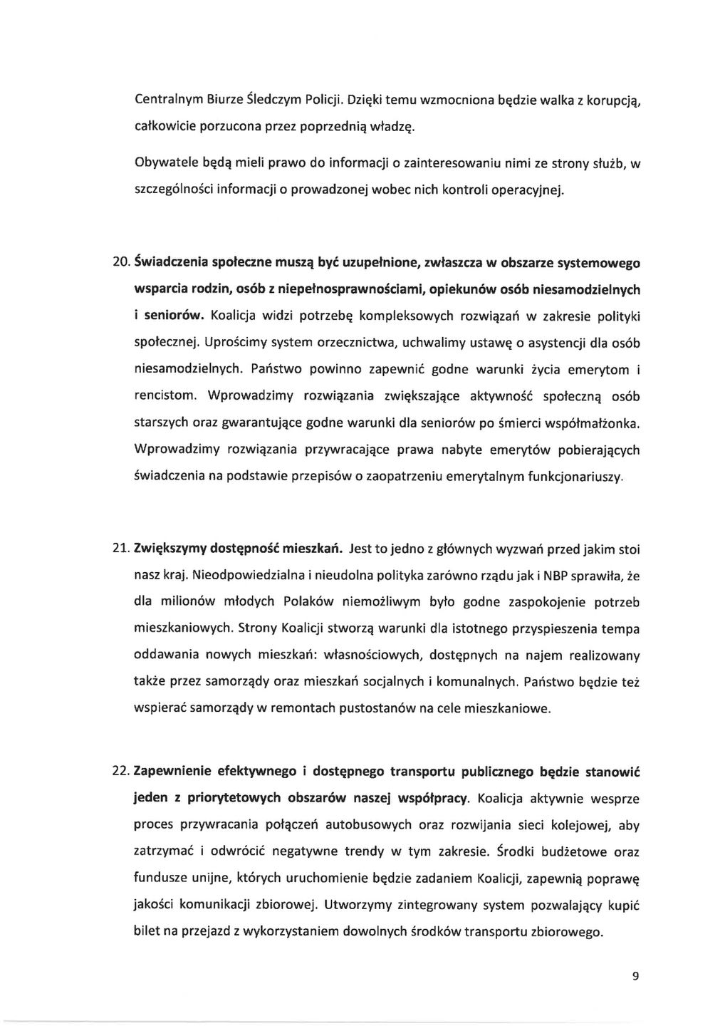 Tekst umowy koalicyjnej