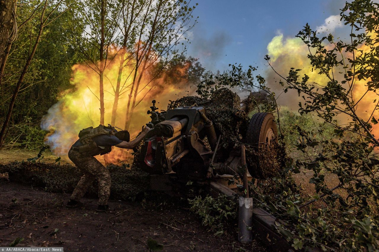 Ukraińska artyleria pod Bachmutem
