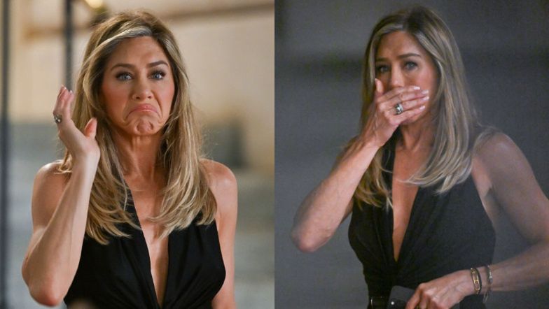 Jennifer Aniston we łzach na planie zdjęciowym