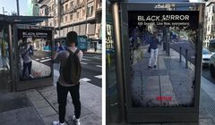 Plakat "Black Mirror" jako rzeczywistość roku 2020