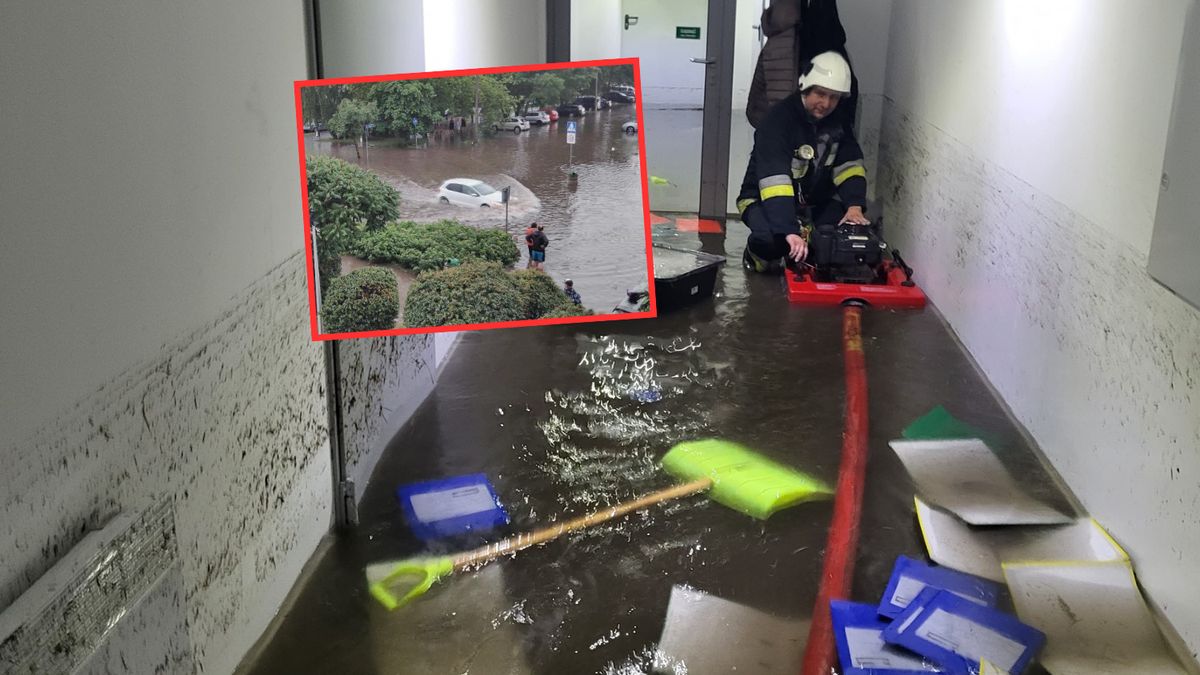 Suwałki znalazły się pod wodą