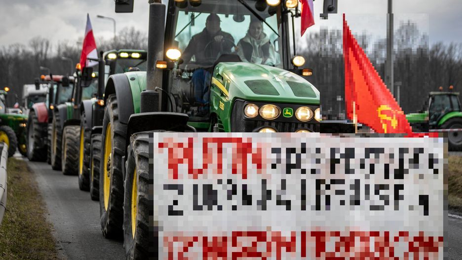 Ogólnopolski protest rolników w Gorzyczkach