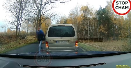 "Brak słów". Wyścigi kierowców nagrane