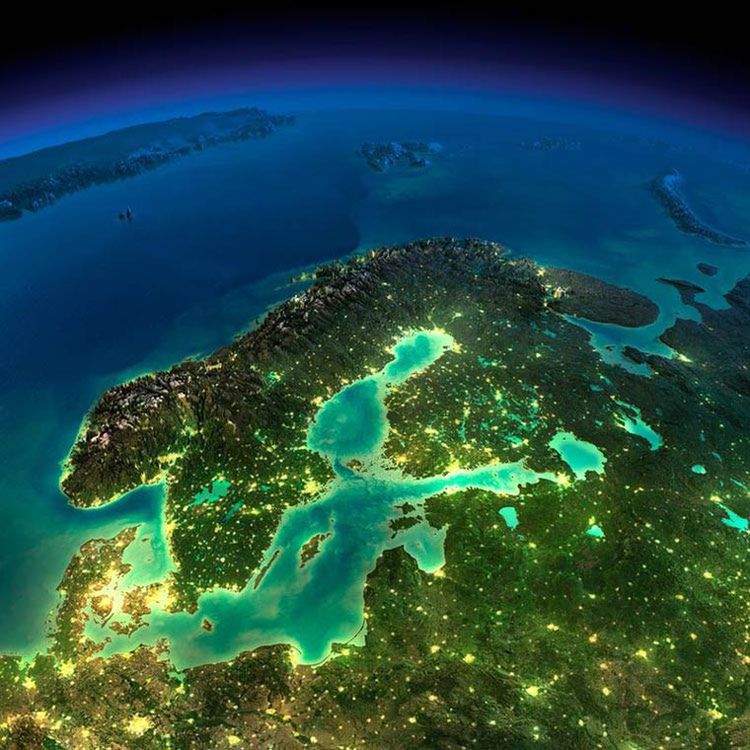 Fantastyczne nocne zdjęcia Ziemi na nowych, pełnych głębi zdjęciach NASA 3
