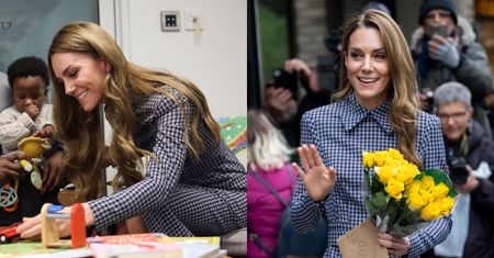 Księżna Kate zadaje szyku w obcisłej sukience podczas spotkania z dziećmi (ZDJĘCIA)