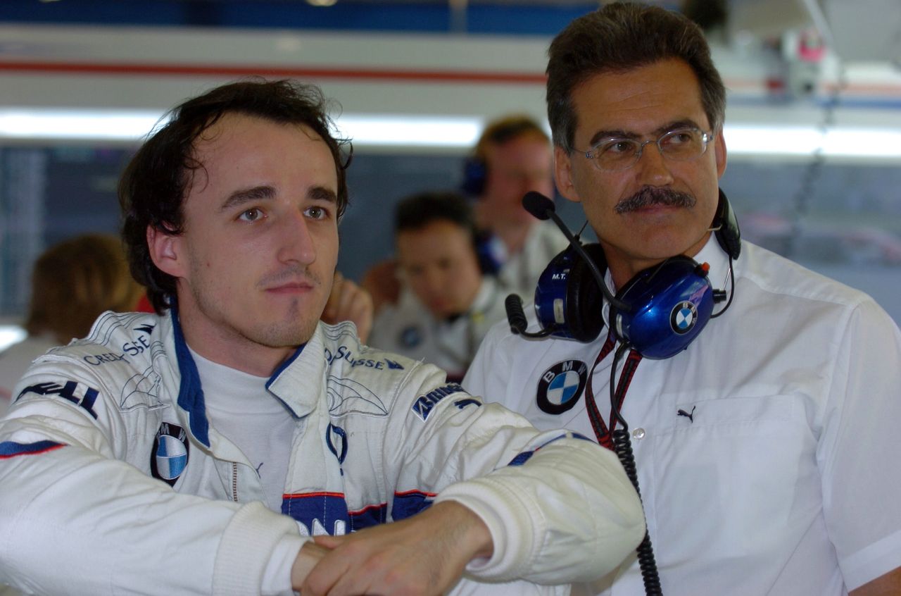 Robert Kubica i Mario Thiessen, GP Chin 2007 r.