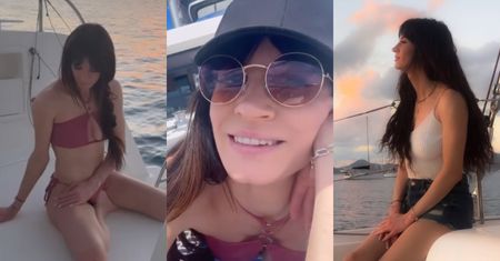 RZADKI WIDOK: Sylwia Grzeszczak śle uściski z morskiego rejsu, eksponując figurę w bikini