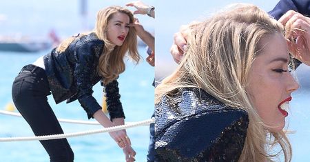 Wyluzowana Amber Heard poświęca się dla piękna