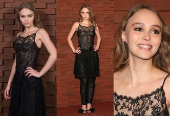 18-letnia Lily-Rose Depp pozuje bez stanika