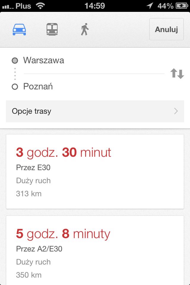 Siri może wyznaczać trasę przy pomocy map Google'a. Jak to zrobić? 3
