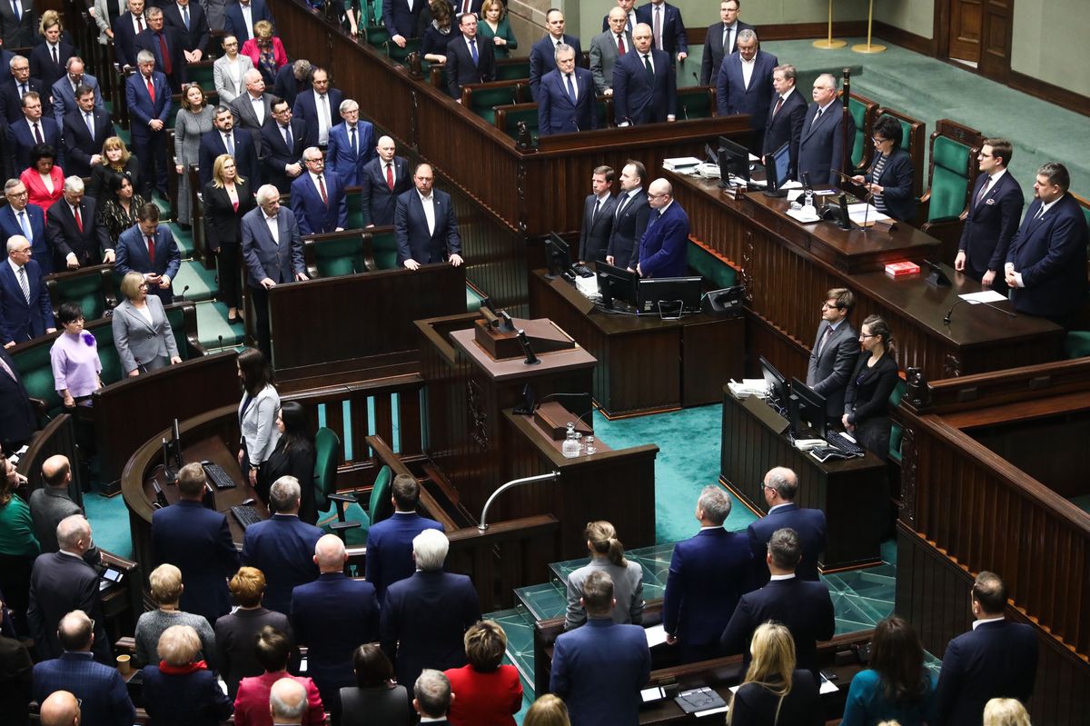 Sejm podczas styczniowego posiedzenia