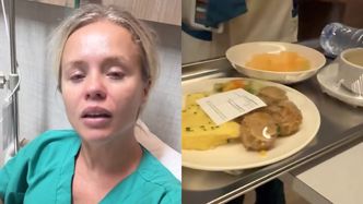 Schorowana Anna Skura pokazała szpitalne jedzenie na Bali: "JESTEM W SZOKU"