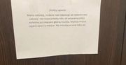 Taka karteczka przed sylwestrem. "Nie mieszkacie tutaj tylko wy"
