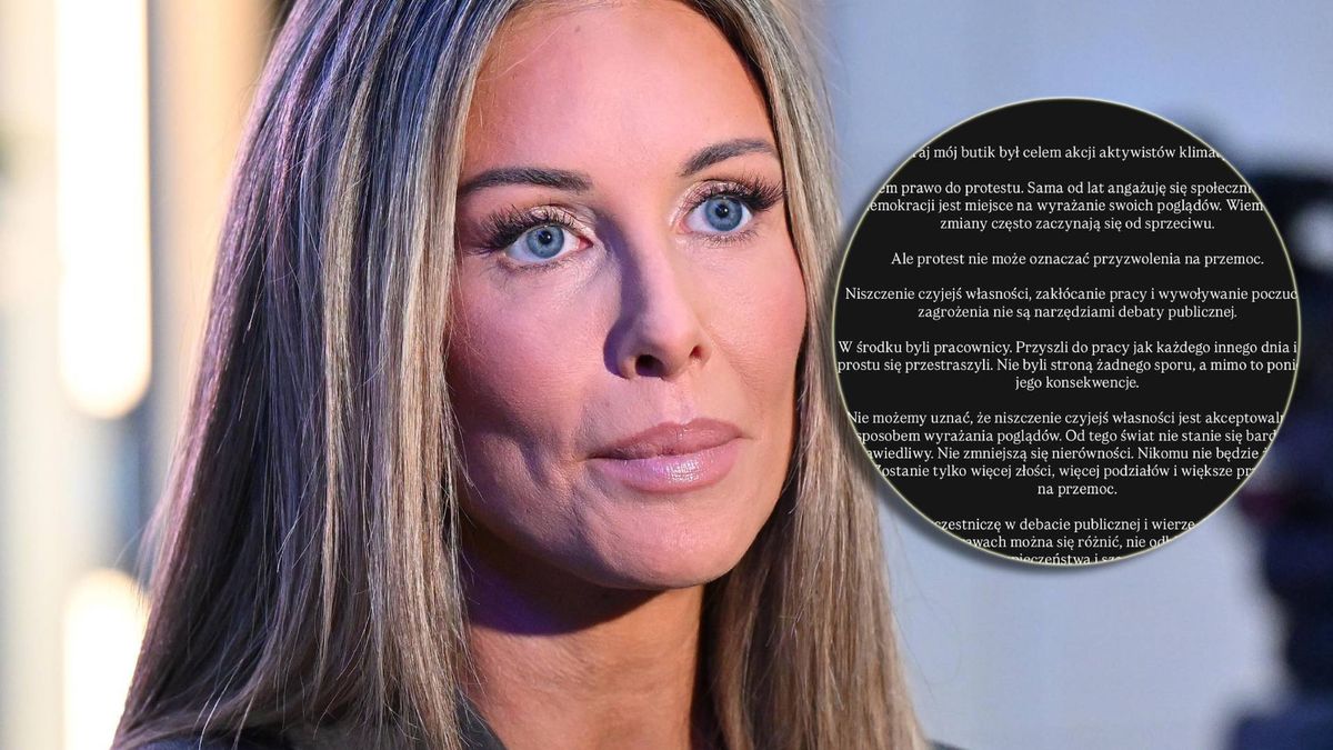 Małgorzata Rozenek dała oświadczenie ws. butiku