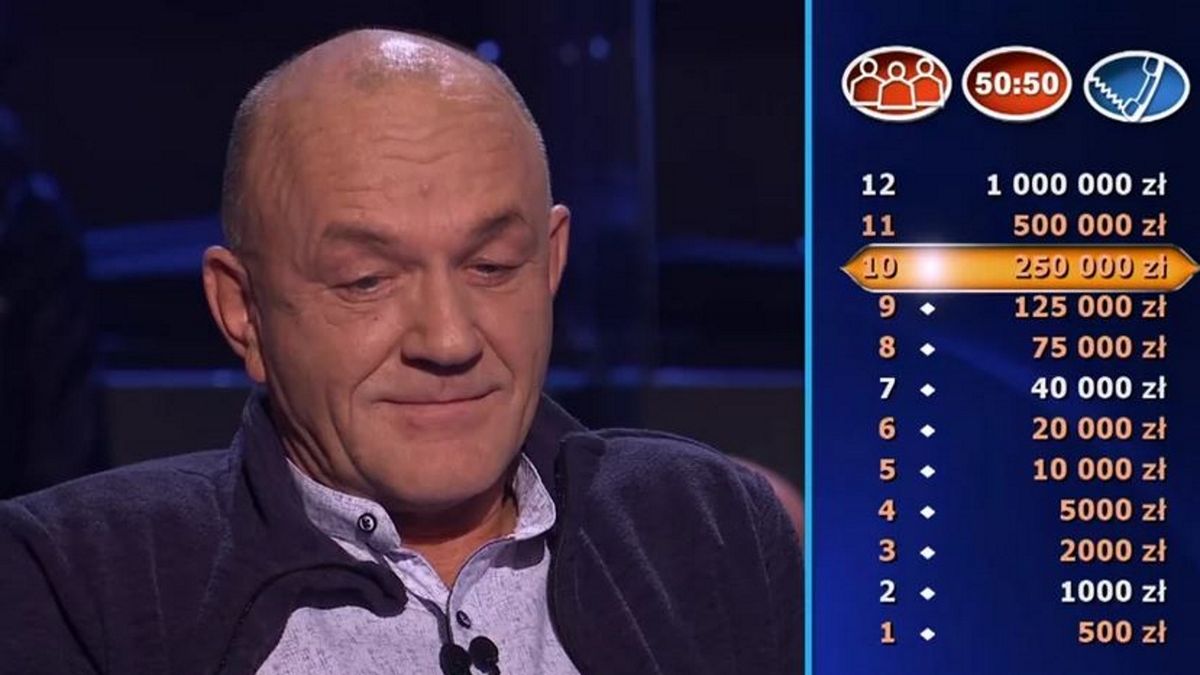 Pan Marek z Iskrzyczyna w "Milionerach" ma szansę zdobyć główną nagrodę